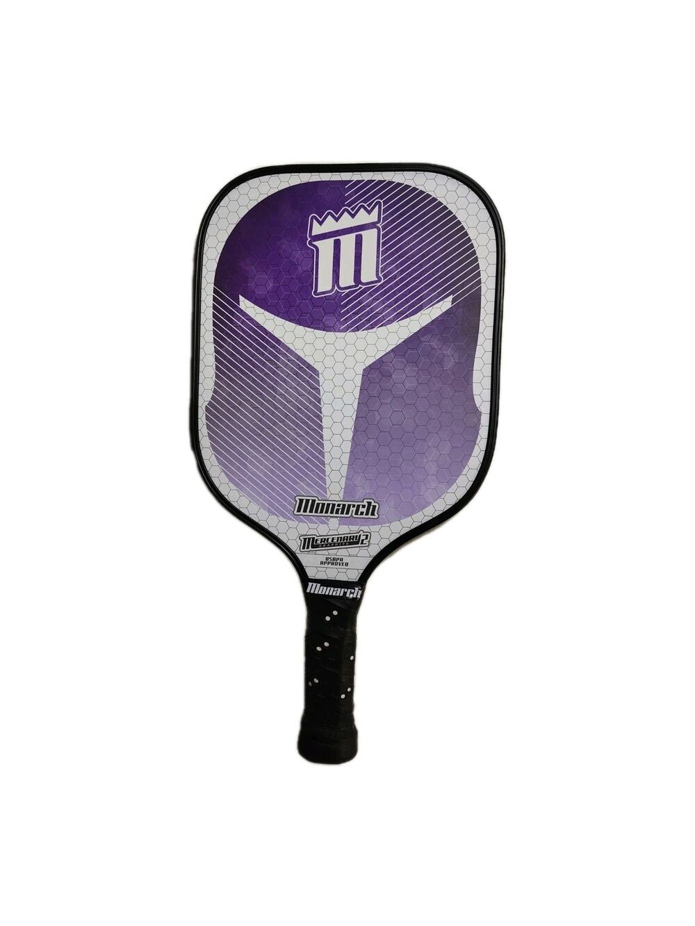 Monarch Mercenary 2 Pickleball Paddle Purple Graphite Polycore USAPA Approved
